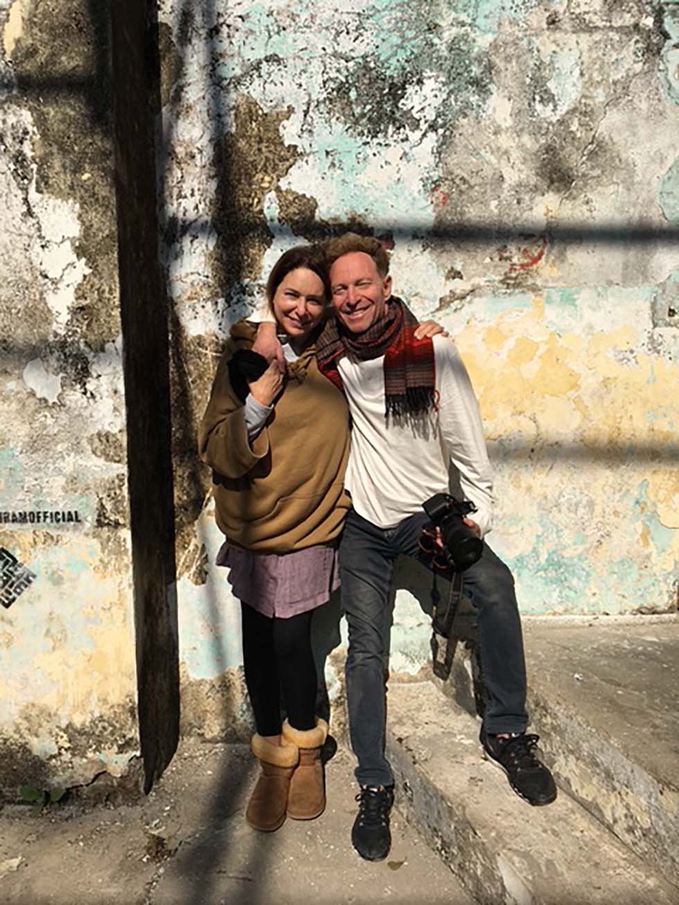 The founders of gp², photographed on a tea sourcing trip